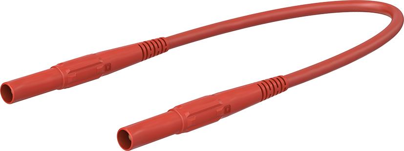 4 mm safety test lead 150 cm red