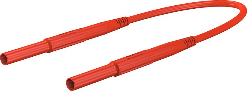 4 mm safety test lead 150 cm red