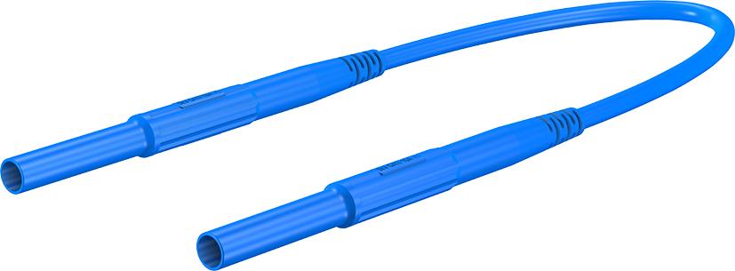 4 mm safety test lead 150 cm blue