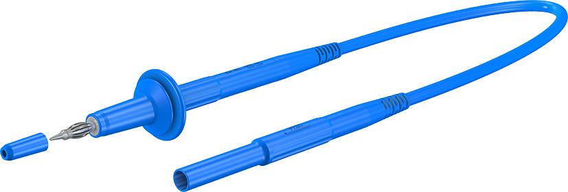 4 mm safety test lead 150 cm blue