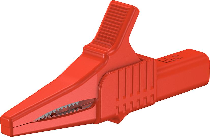 4 mm safety test clip red