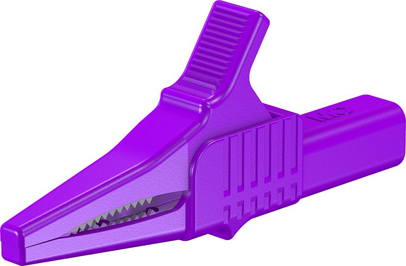 4 mm safety test clip violet