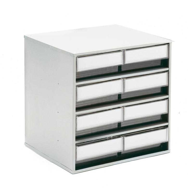 Storage bin cabinet 400x300x395, crystal clear