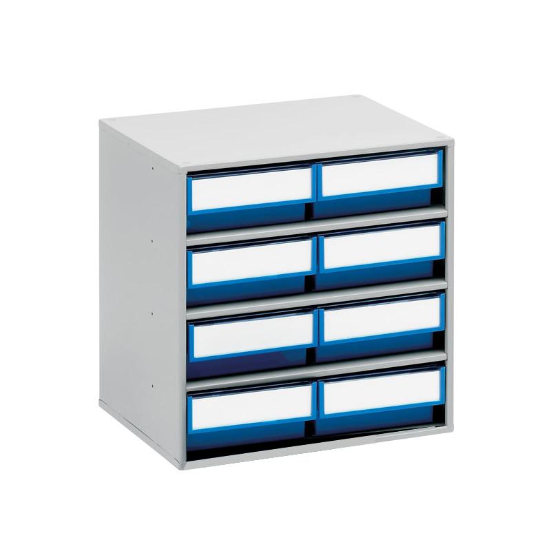 Storage bin cabinet 400x300x395, blue