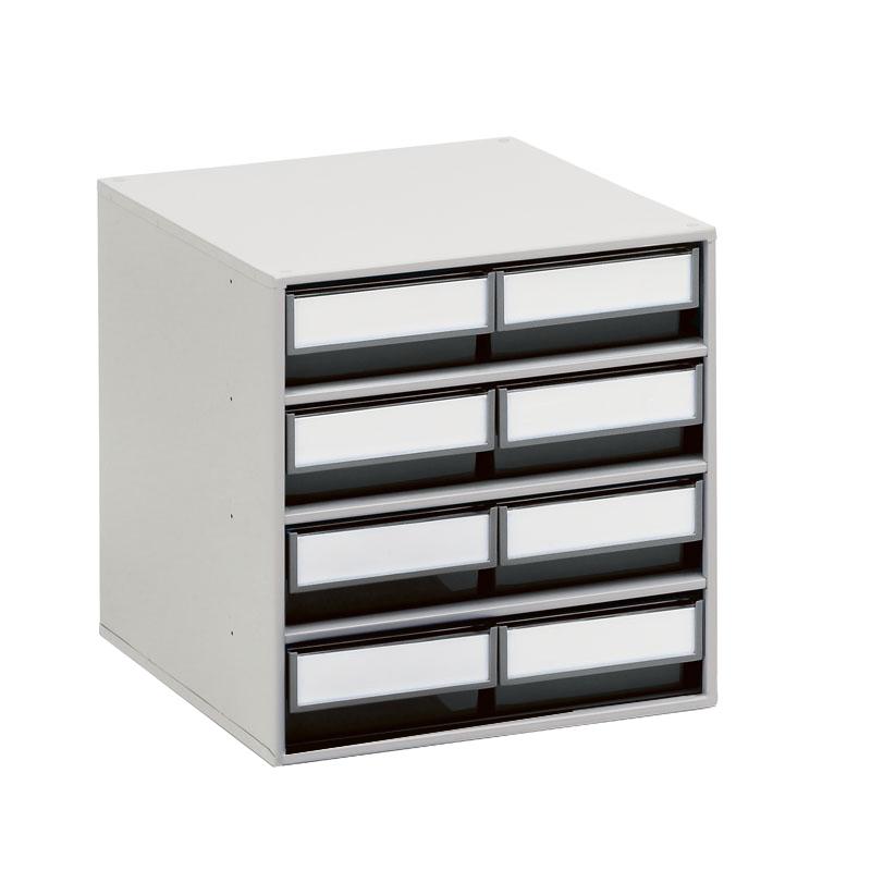 Storage bin cabinet 400x400x395, grey