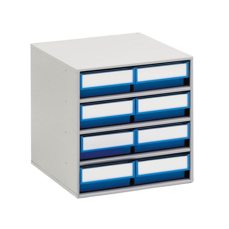 Storage bin cabinet 400x400x395, blue