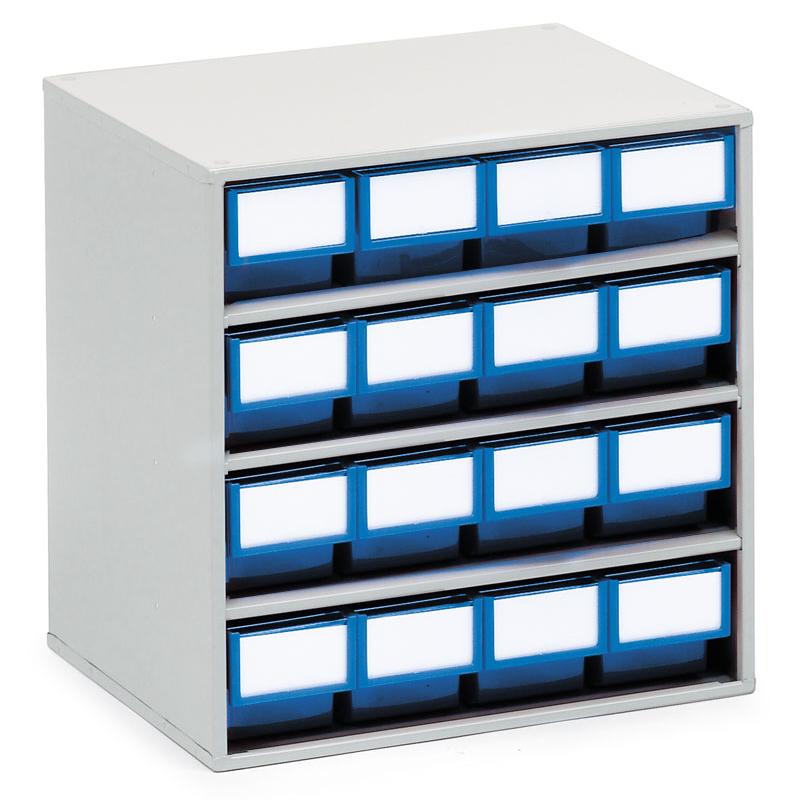 Storage bin cabinet 400x300x395, blue