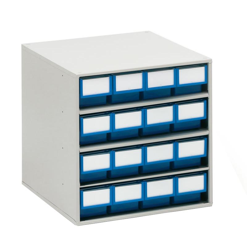 Storage bin cabinet 400x400x395, blue