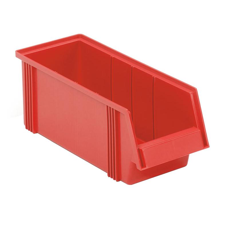 Stacking bin 186x500x182 Red