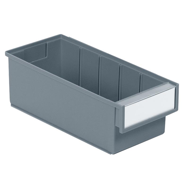 Shelf bin 132x300x100 Grey