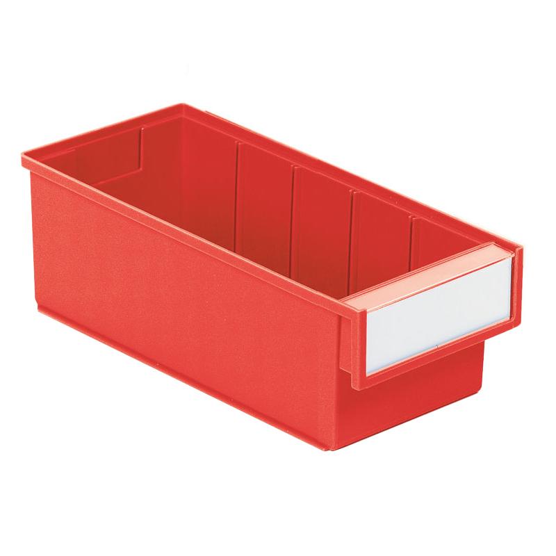 Shelf bin 132x300x100 Red