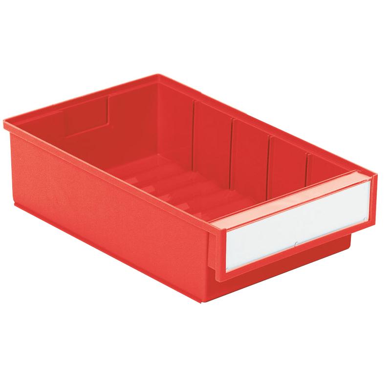 Shelf bin 186x300x82 Red