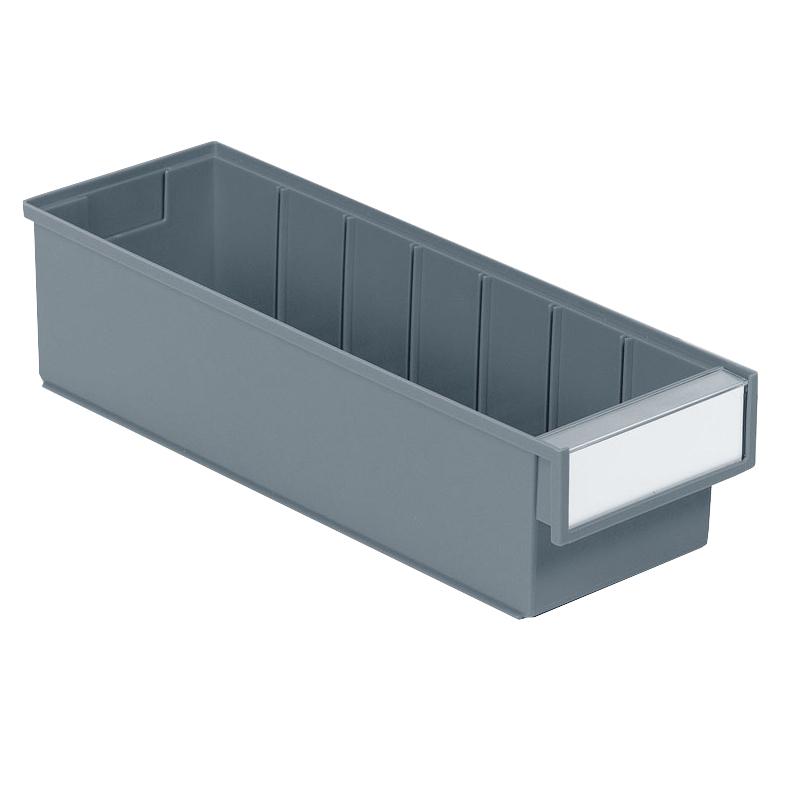 Shelf bin 132x400x100 Grey