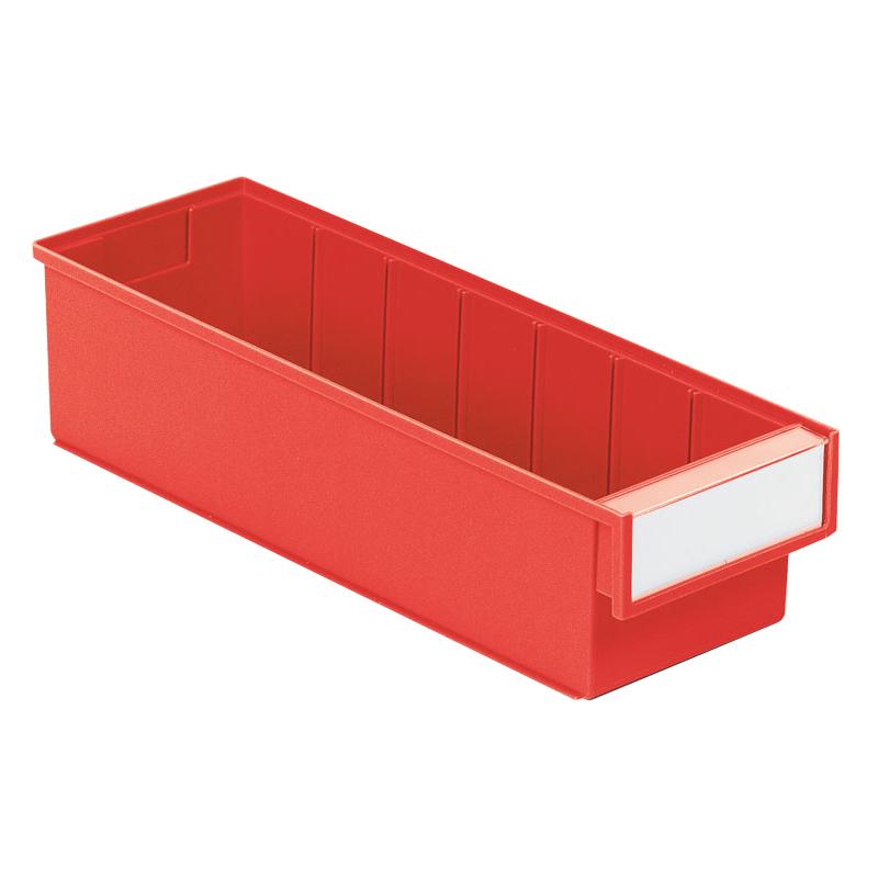 Shelf bin 132x400x100 Red