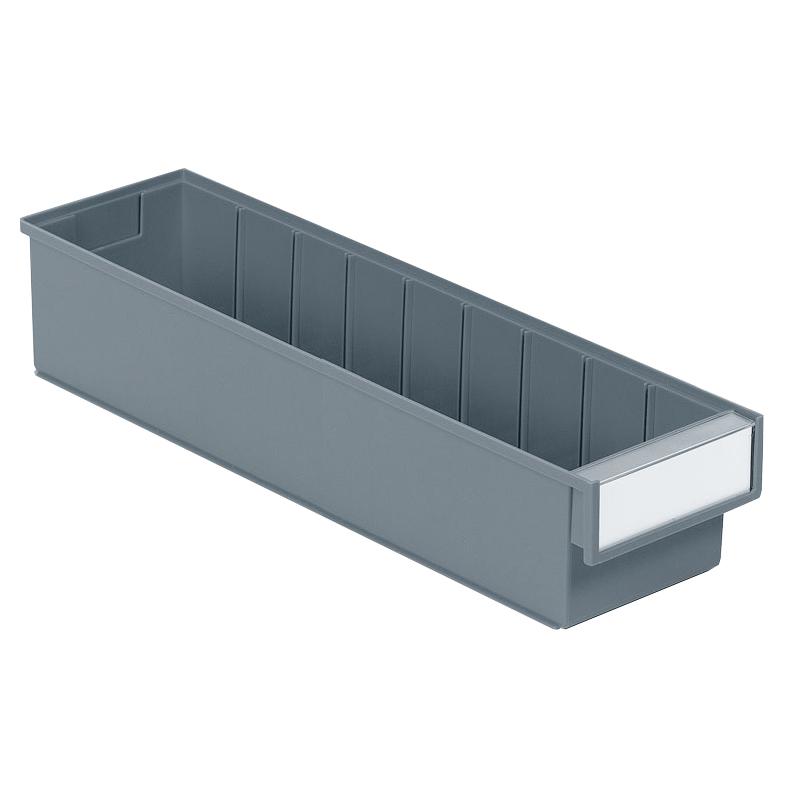 Shelf bin 132x500x100 Grey