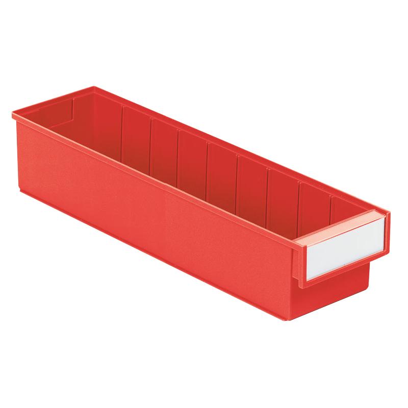 Shelf bin 132x500x100 Red