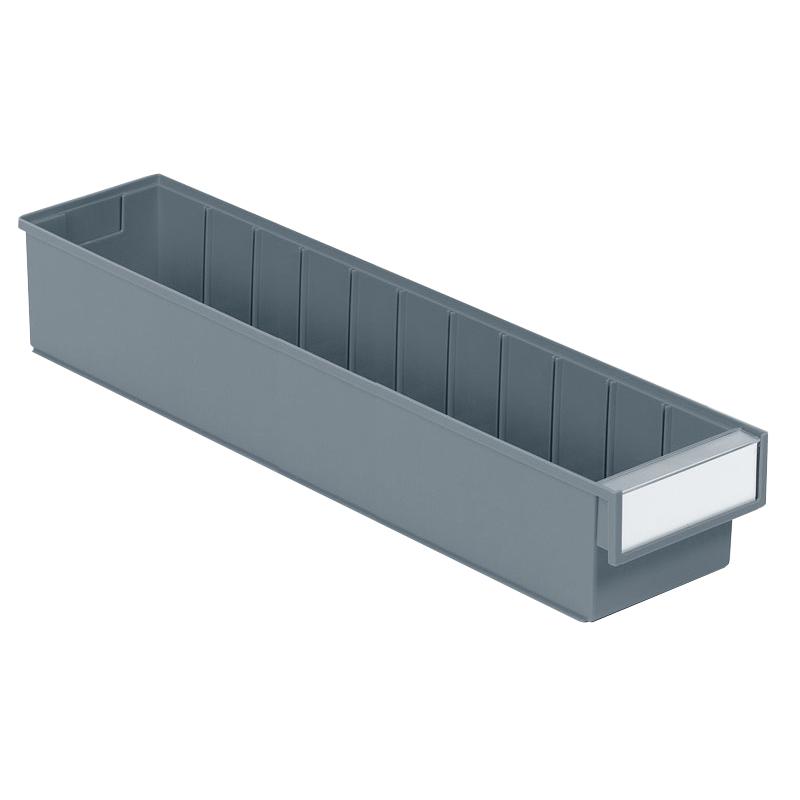 Shelf bin 132x600x100 Grey