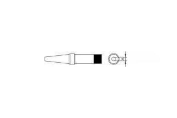 PT CS7 Soldering Tip Round 370°C, 3,2 mm for TCPS, TCP 12, TCP 24, TCP 42 and FE 50M Soldering Iron