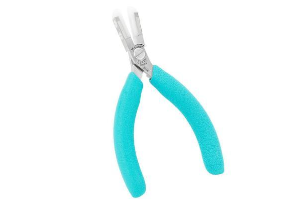 Flat nose pliers with replaceable nylon jaws.