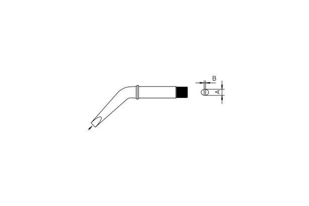 Soldering Tip Chisel bent 425°C