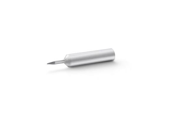 Soldering tip, chisel tip, chrome, not wettable 0,3 x 0,1 mm, 27 mm