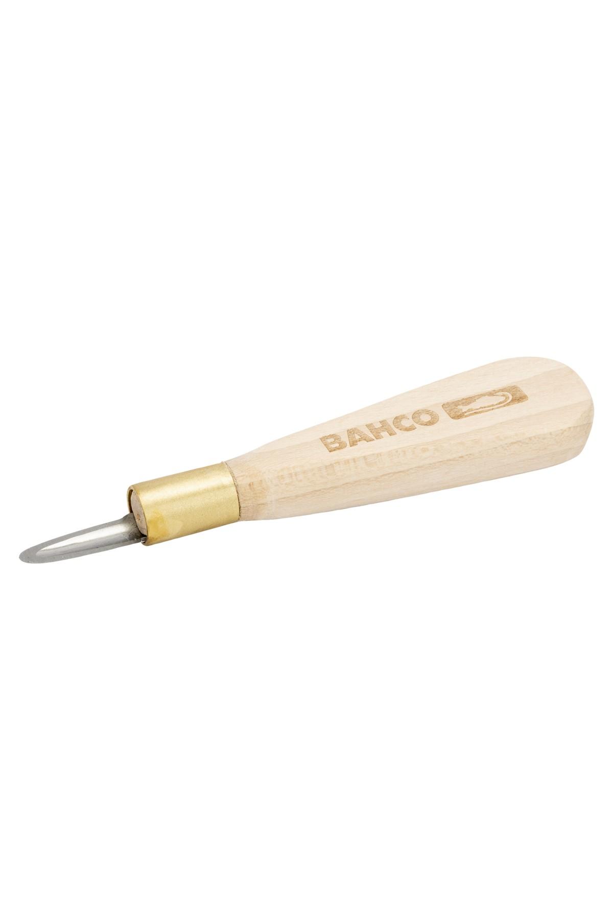 Electrician's knife with wooden handle for membrane cans