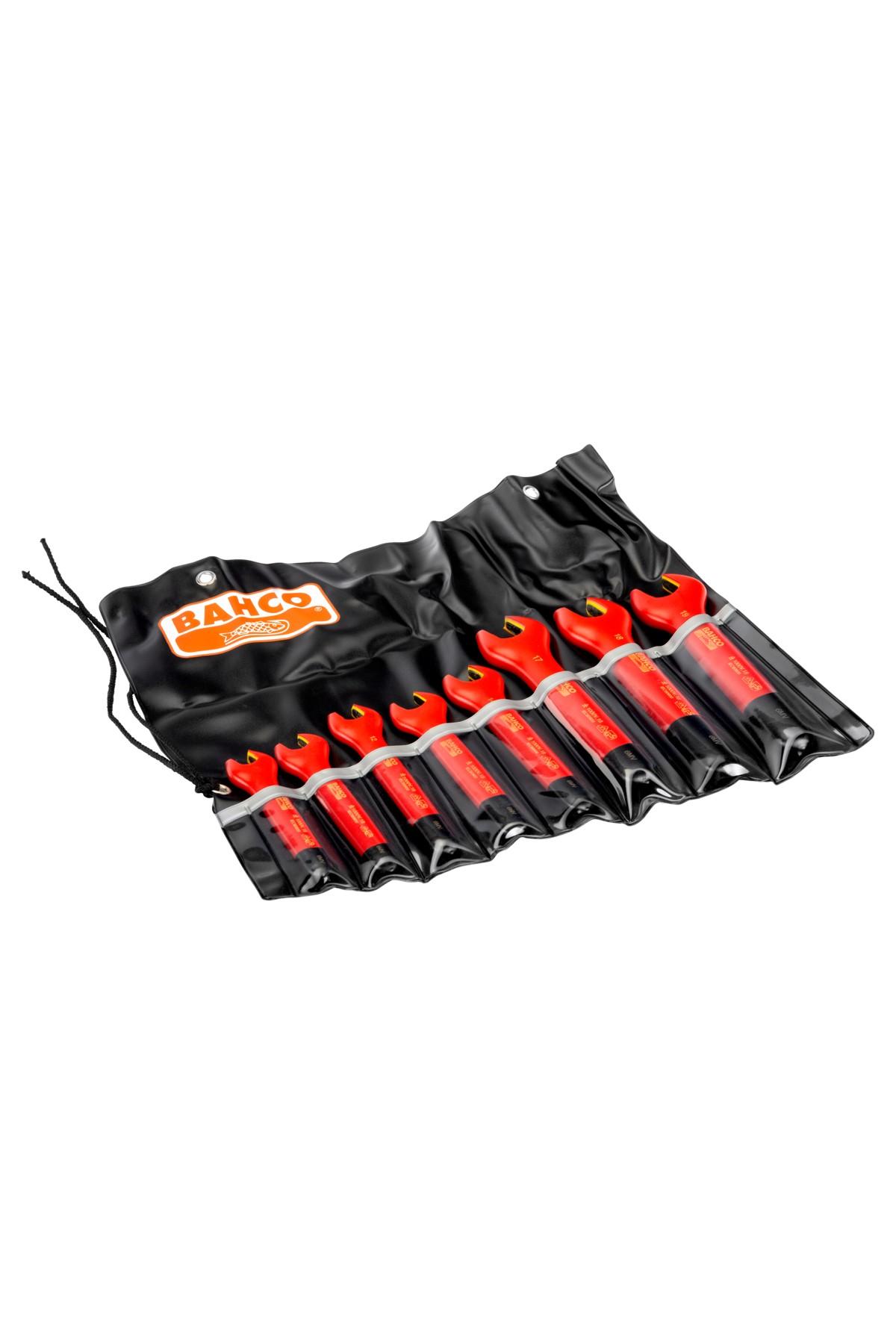 VDE insulated spanner set - 8 parts 10-19mm