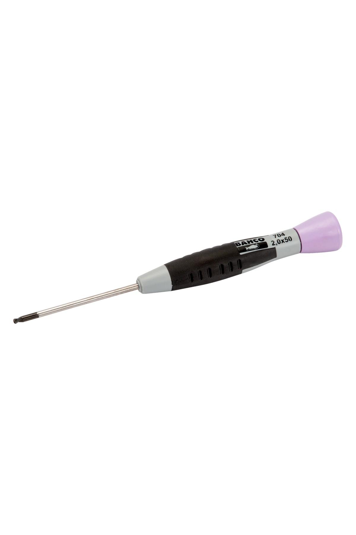 Screwdriver hex with precision handle 2x50 mm