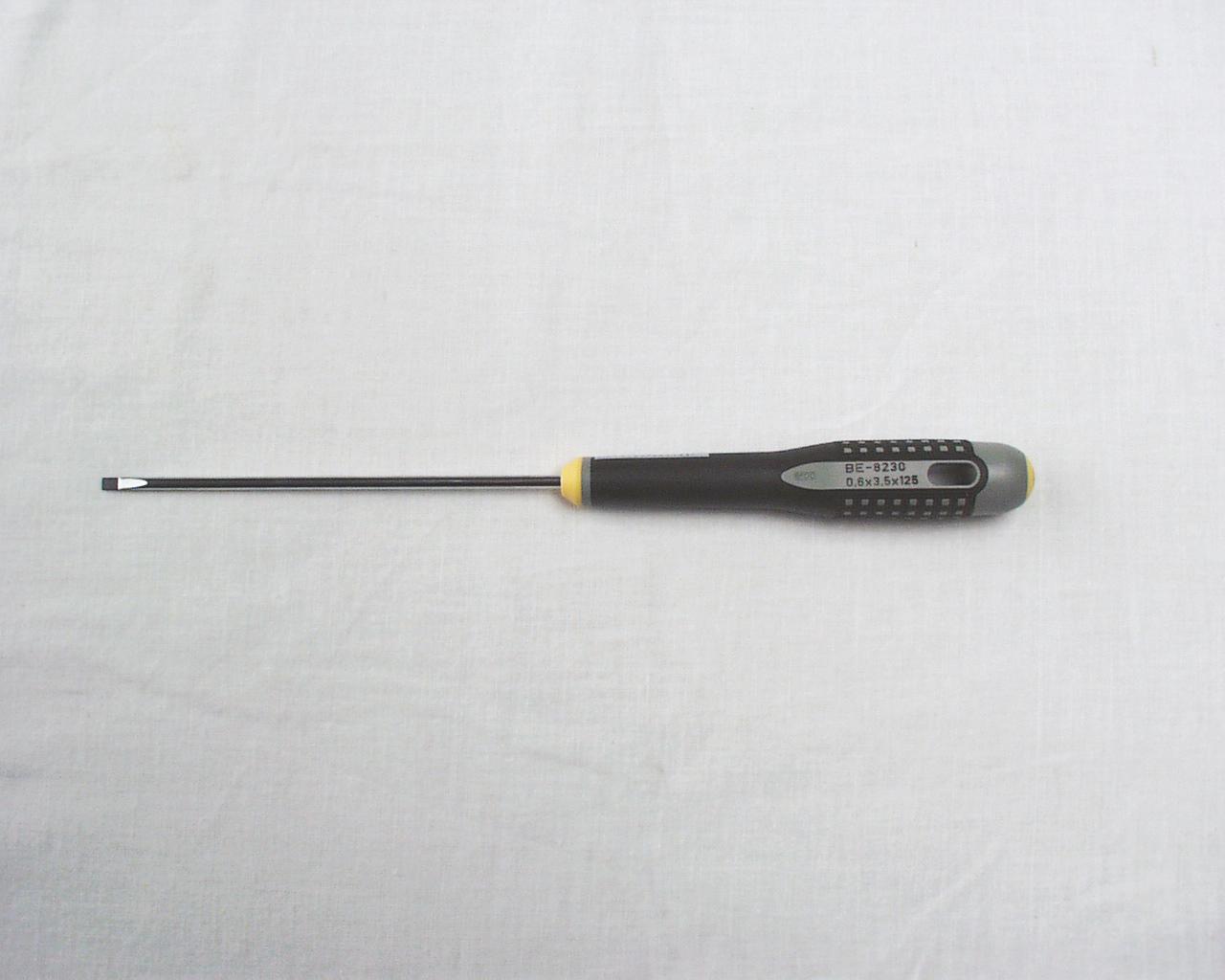 ERGO™ straight slot screwdriver with rubber grip 2 mm - 6.5 mm