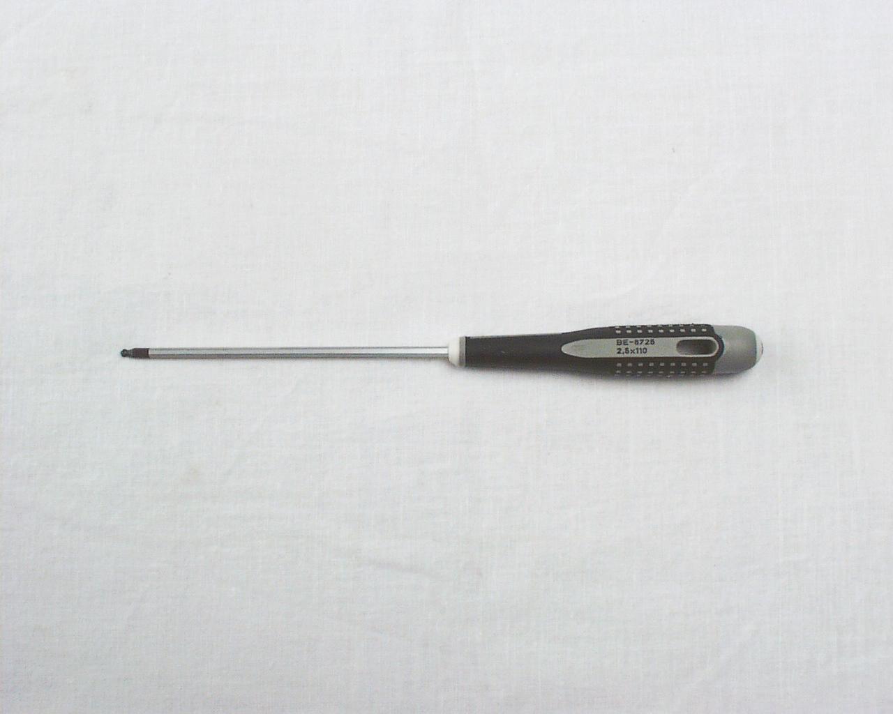 Screwdriver allen 2.5mm w/ball