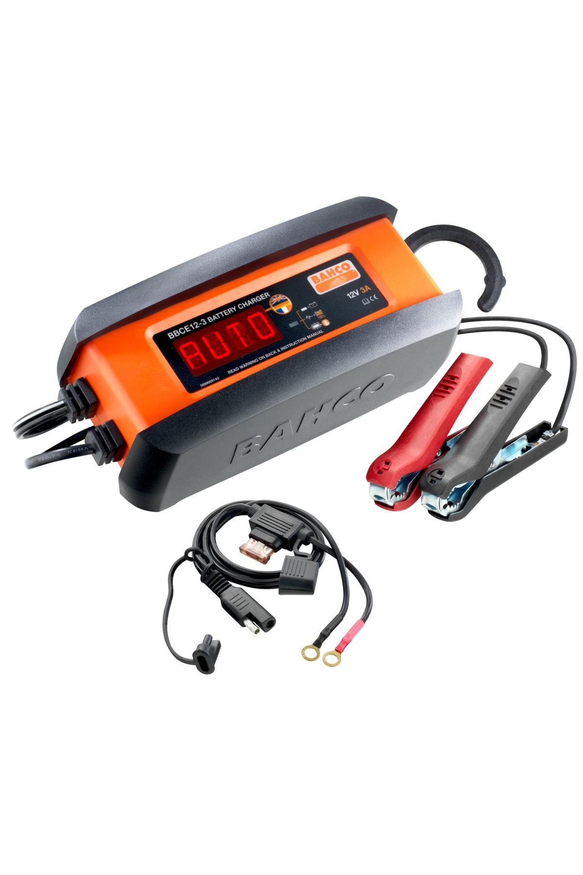 Fully automatic battery charger/maintenance charger for 12V batteries 3A
