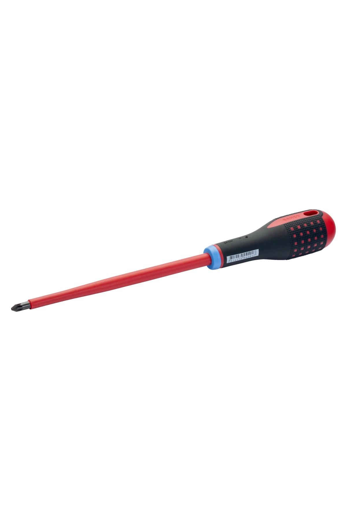 ERGO™ VDE insulated Pozidriv screwdriver with 3-component handle PZ0