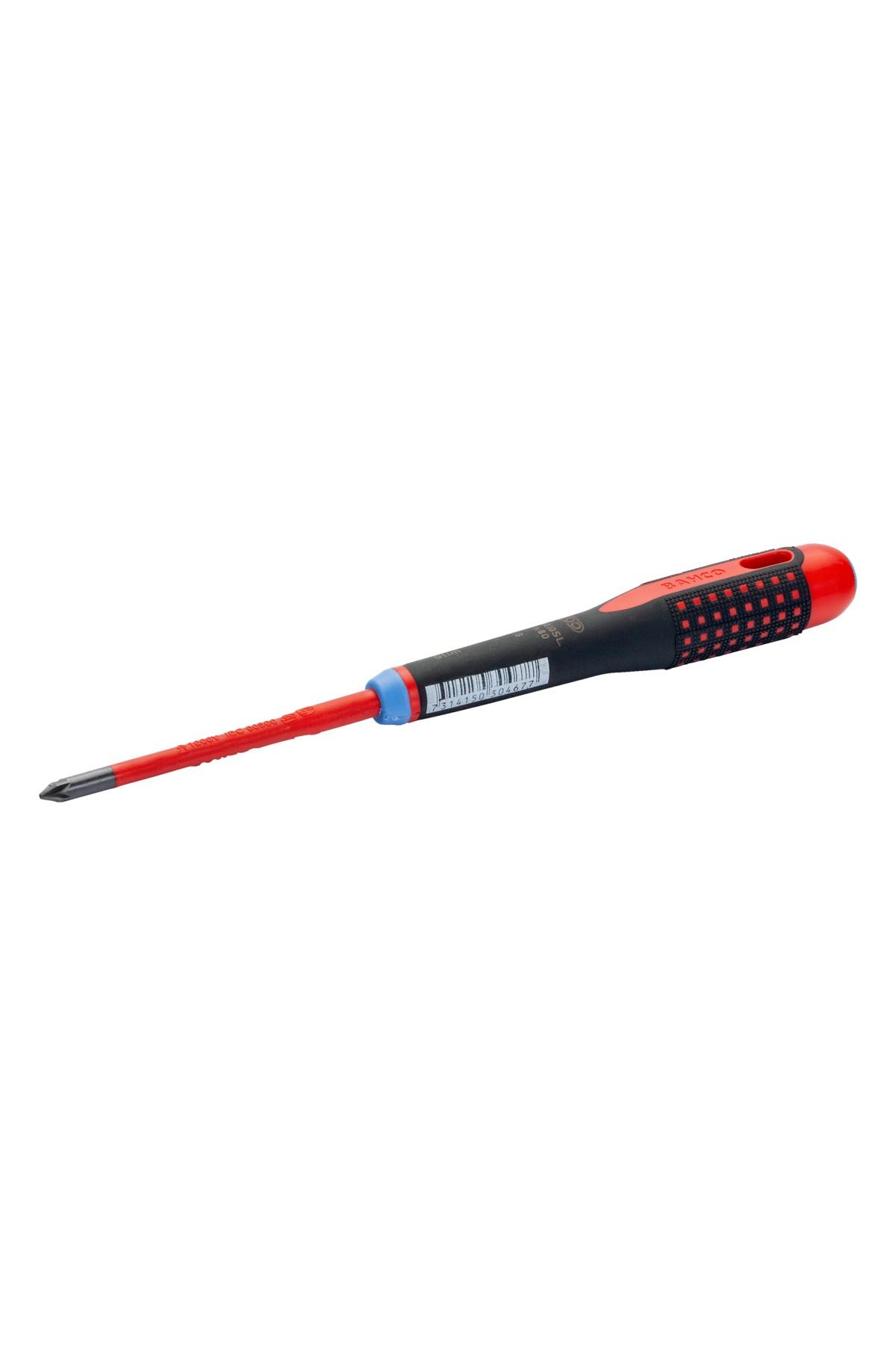 ERGO™ Slim VDE insulated Pozidriv screwdriver with 3-component handle PZ1