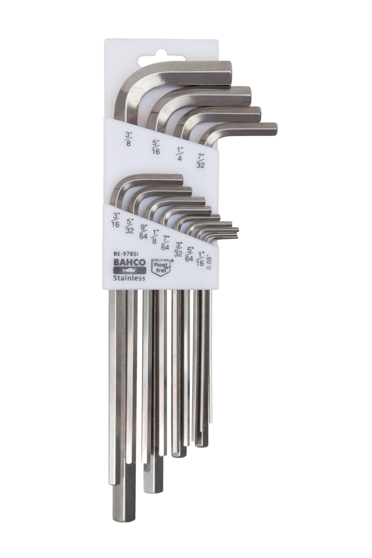 Allen Wrench Set Stainless 13 Piece 0.05-3/8 Inch