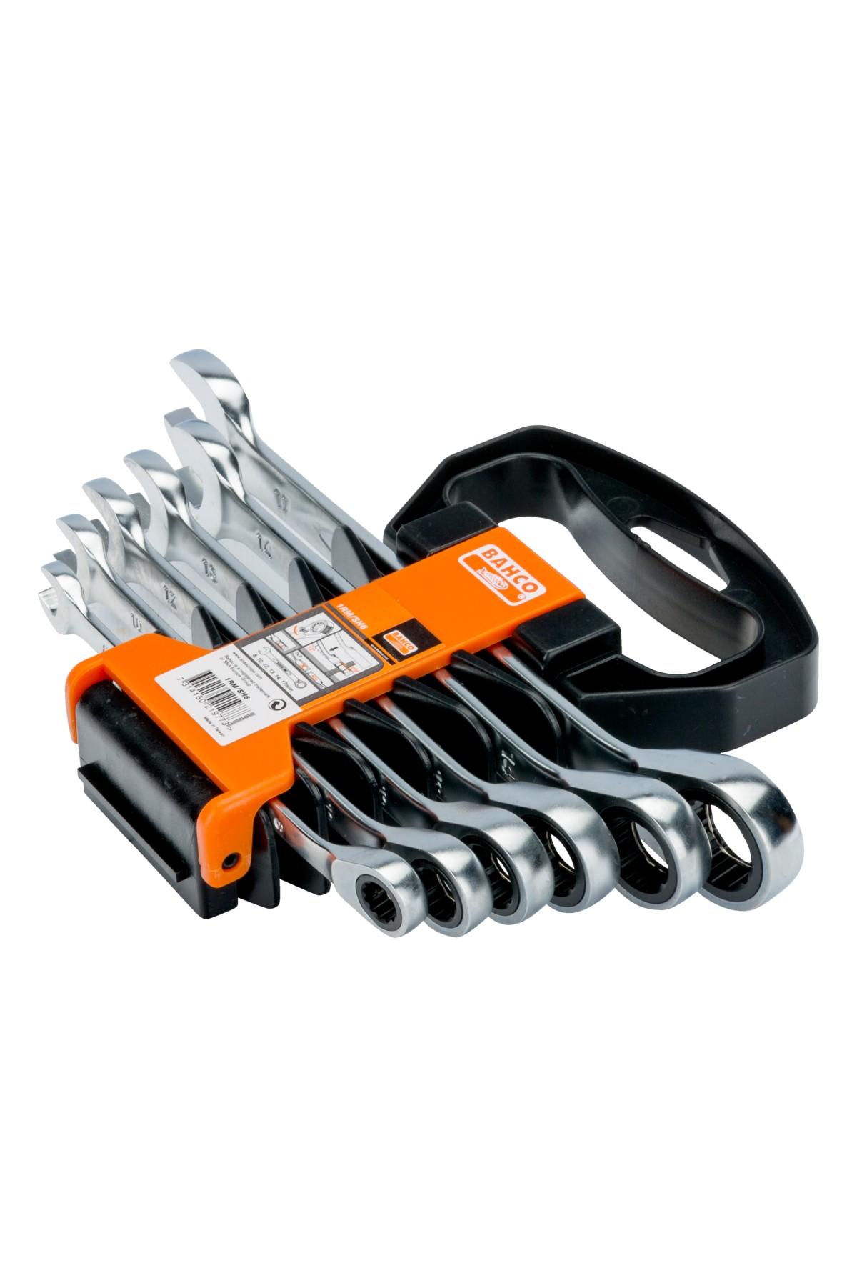 Ratchet wrench set 6 parts 8-17mm