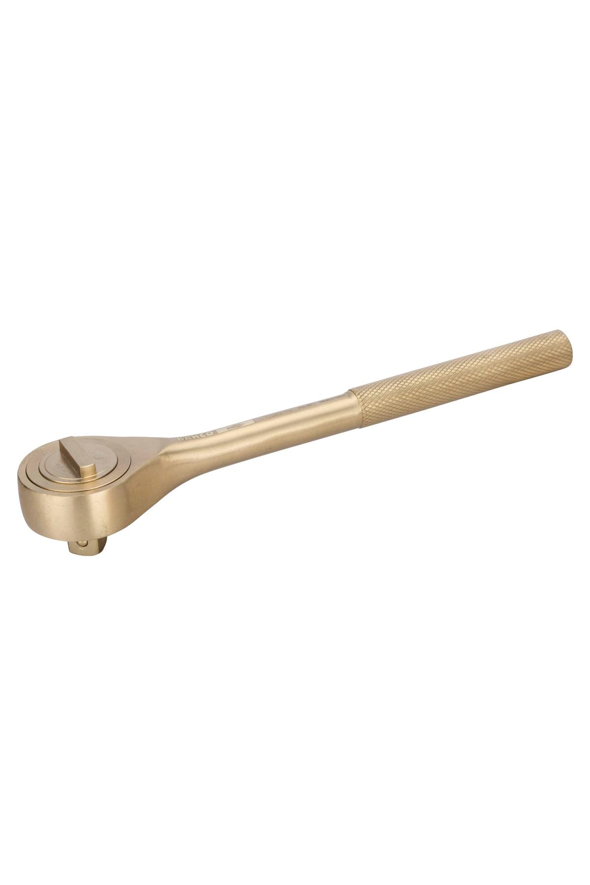 Non-sparking ratchet wrenches with switch in aluminium-bronze