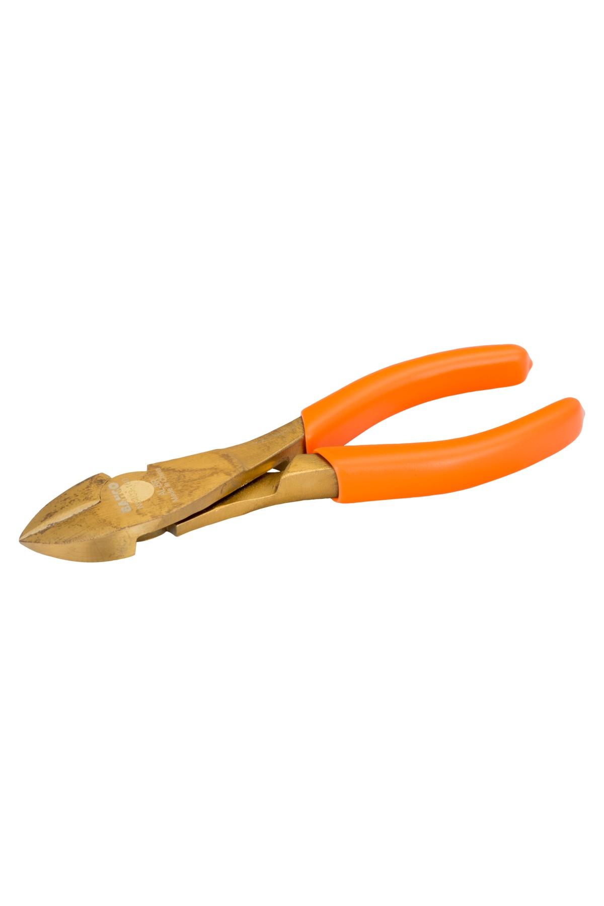 Spark-free Heavy Duty side bite pliers 160mm in aluminium-bronze