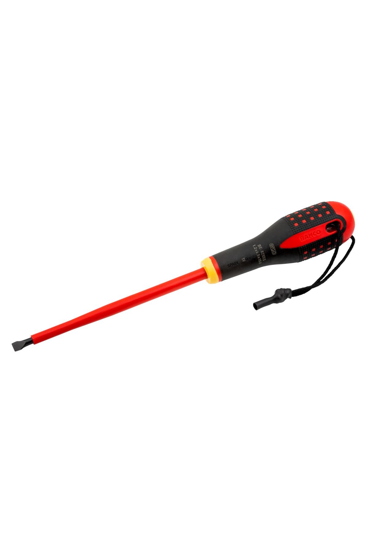 Screwdriver straight slot 1000v 4.0-100mm height-secured