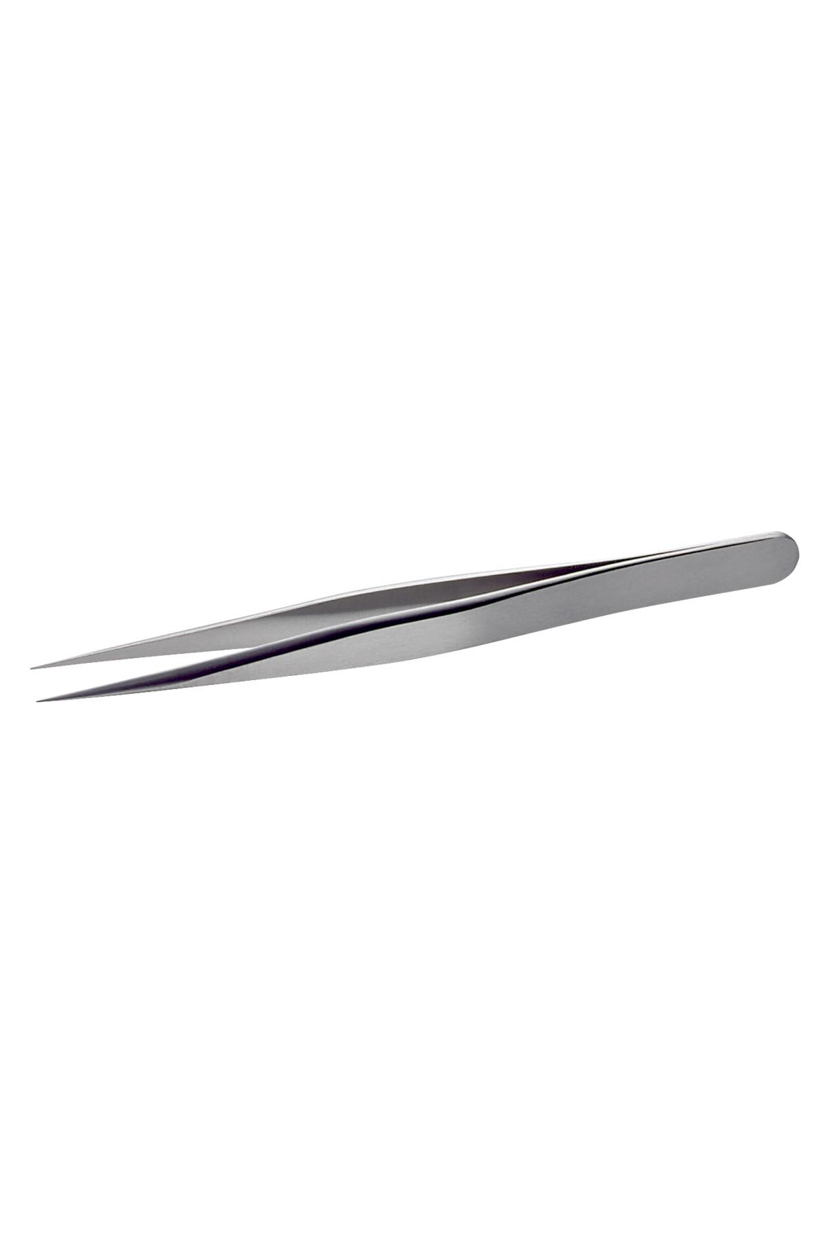 Lindström tweezers antimagnetic in stainless steel high precision with fine tips 90mm