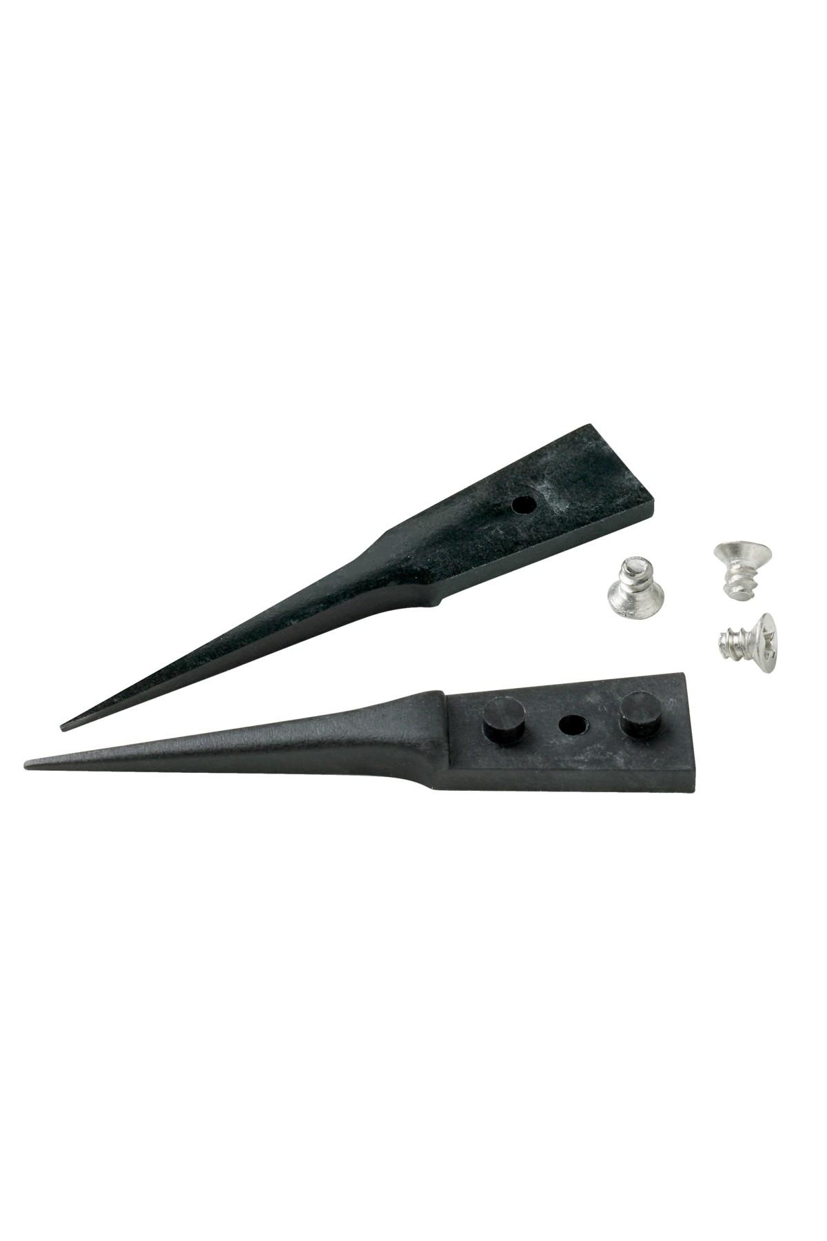 Carbon Fibre Tips and 3 Screws with Straight, Very Fine and Sharp Tips