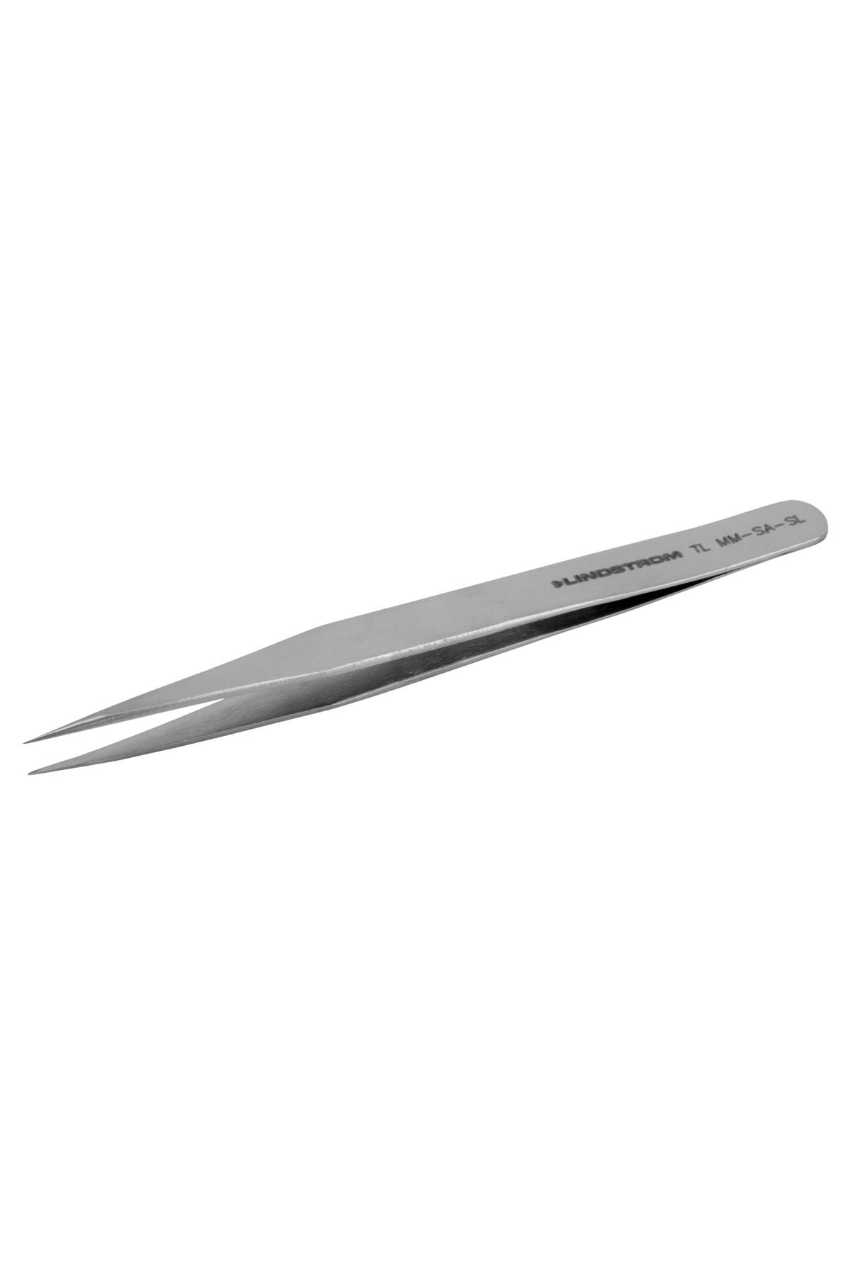 Lindström tweezers antimagnetic in stainless steel high precision of the Boley type with strong tips 125mm