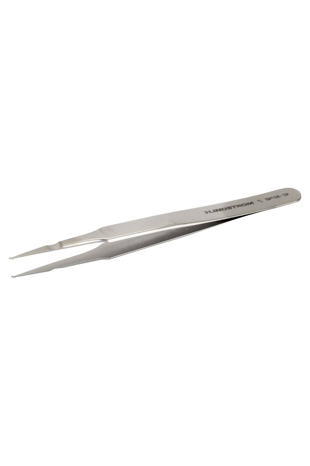 Lindström SMD tweezers antimagnetic in stainless steel high precision 120mm