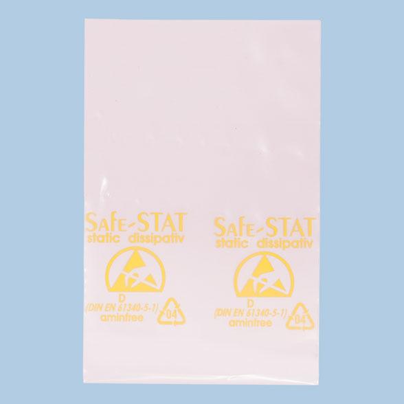 BJZ Pink-Poly bag with ESD sign