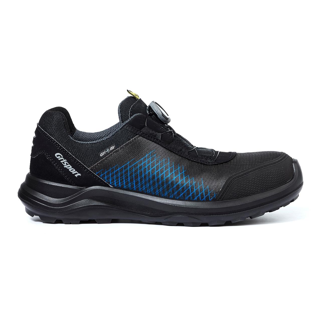 Safety Shoe Grisport black/blue ESD Boa