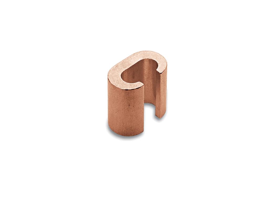 C-press sleeve copper glossy 16mm2 / 16mm2