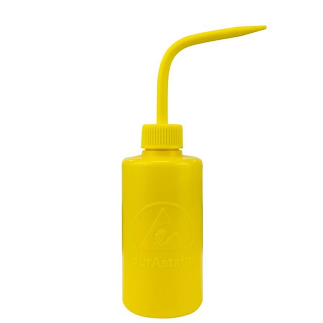 Yellow durAstatic® Wash Bottle, 240 ml