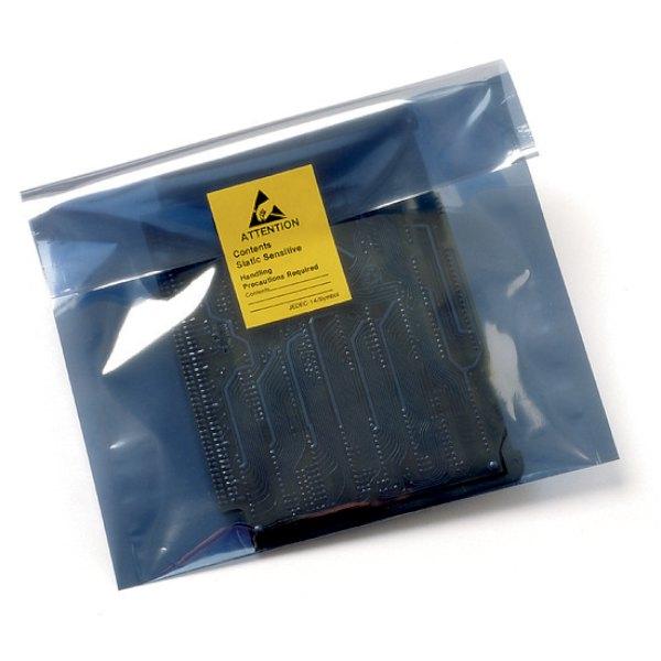 DESCO 100812 antistatic film / bag Black, Transparent