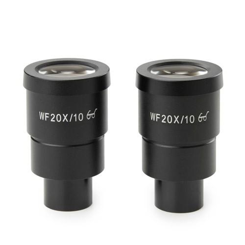 Pair HWF 20x / 10 mm eyepiece for StereoBlue