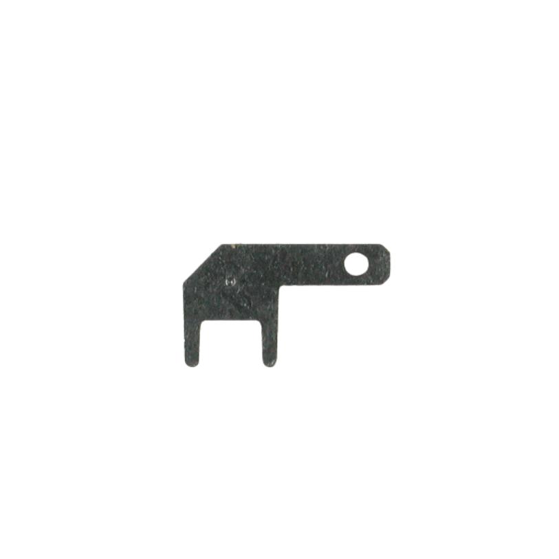 Flat plug male for print mounting 2.8x0.8mm tinned