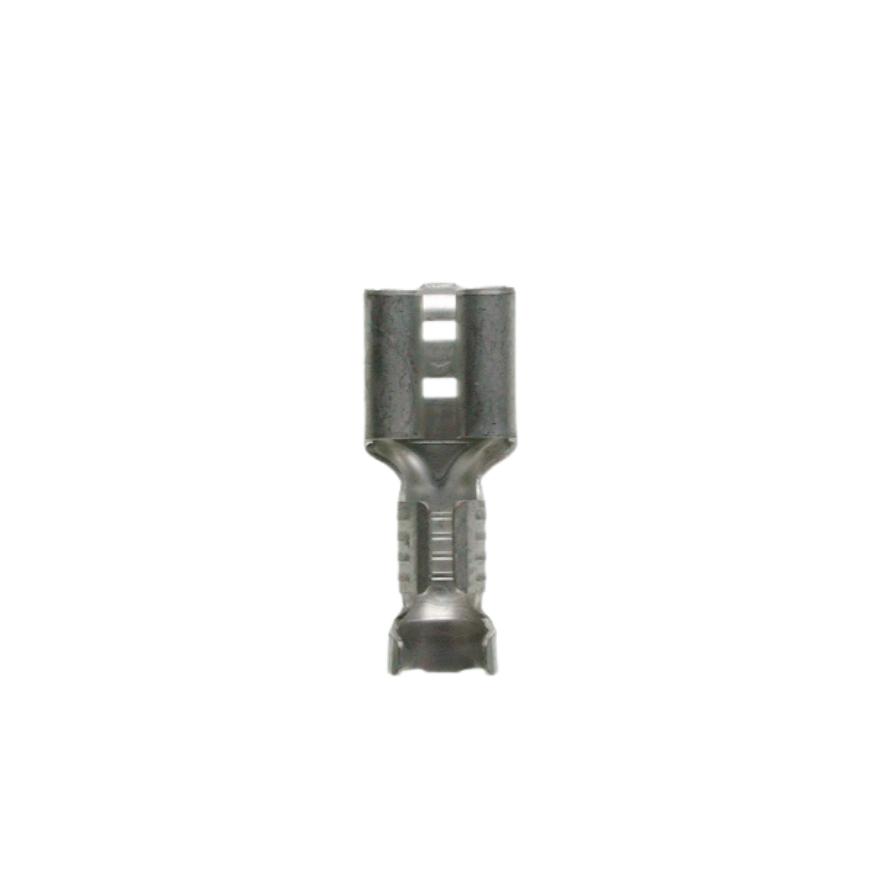 Flat plug female uninsulated 6.3x0.8 tinned 4-6mm² DIN46247 / DIN46330